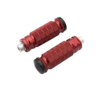 Per R1 R3 R6 R125 FZ1 FZ8 MT-07 MT09 Poggiapiedi Per Moto Poggiapiedi Arretrati Pedale Accessori Poggia Pedali pedane motociclo(Red)