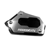Per R1200GS LC 2013-2018 Moto CNC Piede Laterale Del Basamento Ingranditore Piastra Di Supporto Piastra Ingranditore Pad Cavalletto Laterale Della Copertura(Nero)