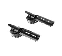 Per R1250GS LC 2018-2021 R 1250 GS Pedane Moto Pedali Poggiapiedi Anteriore Ingrandisci Pedana Per Crash Bar Da 22MM-25MM(Nero)