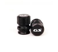 Per R1300GS ADV 2023 2024 2025 CNC Motorcycle Kickstand Pad Foot Side Stand Extension Plate Tire Valve Caps(Tire Caps-Black)