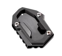 Per R1300GS ADV 2023 2024 2025 CNC Motorcycle Kickstand Pad Foot Side Stand Extension Plate Tire Valve Caps(Black-Nologo)
