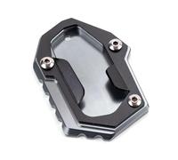 Per R1300GS ADV 2023 2024 2025 CNC Motorcycle Kickstand Pad Foot Side Stand Extension Plate Tire Valve Caps(Grey-Nologo)