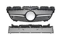 Per R172 Per SLK 2011-2015 Griglia Ingresso Anteriore Diamond GT Style Paraurti Centrale Maglia Griglia Anteriore Dell'auto(Black1)