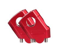 Per R850R Per F800ST Per R1150R R 850R F 800 Per ST Per R 1150 R Manubrio Riser Bar Mount Morsetto Manubrio 28mm 22mm Morsetto Riser Manubrio Moto(28mm Red)