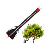 per raccogliere frutta, raccogli arancia, strumento telescopico per raccogliere alberi da frutto da 13 piedi con lunghezza regolabile | Raccoglitore di arancia regolabile con imbuto di raccolta e
