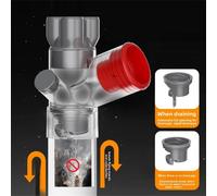 Per Raccordo a T di Scarico Multi-Applicazione in ABS Ispessito 40/50/75mm