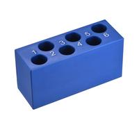 Per rack 6 pozzetti per provette microcentrifuga, piastra coltura tessuti, blu