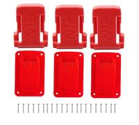 Per rack di stoccaggio della batteria da 18 V abbinato all'organizzatore del trapano per mantenere l'ordine tra utensili elettrici senza fili (3 SET)