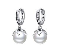 per Ragazza Elegante Luminosa Dolce Amore Fiore Goccia d'Acqua Dolce Femmina Signore Orecchini di Gioielli Perle