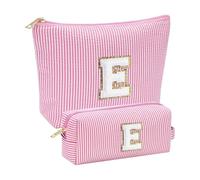 Per ragazze | Borsa per il trucco con iniziali, trousse per cosmetici, borsa da viaggio, ragazza, insegnante, ragazza, adolescente, alla moda, GwL172, e, taglia unica
