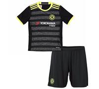 Per ragazzi bambini bambini Chelsea FC 2016 2017 DIY Nome e Numero lontano calcio maglia in Nero, Black, L