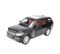 Per Range Rover 1 24 Modello Di Auto In Lega Pressofusa Con Suono E Luce, Decorazioni Per Interni Ed Esterni(Black)