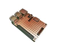 Per Raspberry Pi 3B Custodia Protettiva In Rame Puro con Dissipatore di Calore Custodia Protettiva In Metallo con Raffreddamento Passivo per RPi 3B