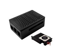Per Raspberry Pi 5 Custodia di Raffreddamento con Ventola del Radiatore Installazione Schermo da 3,5 Pollici Custodia Termica per Raspberry Pi 5