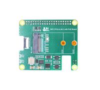 Per Raspberry Pi 5, Scheda di Espansione con Interfaccia PCIe A M.2, GPIO A 40 Pin con Alimentazione Ethernet PoE, Protocollo NVMe HAT+
