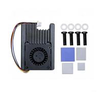 per Raspberry Pi CM5 Cooler per pwm Fan Silent Running Active Thermal Management Dissipatore di calore in alluminio per Robot Builds Nero 54x39x10mm
