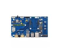 Per Raspberry Pi Compute Module 5 IO Board 40PIN GPIO con PoE Gigabit Ethernet RJ45 per RPi CM5 PoE Expansion Board