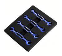 Per Rc Auto 4 Pezzi Chiave 3/3.2/3.5/3.7/4/5/5.5/6mm Tenditore A Vite Dado Giunto Sferico Rimozione Strumento Universale Parti Di Aggiornamento Accessori Modellismo RC
