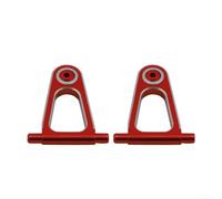 Per RC Racing Aggiornamento Metallo Maniglie Anteriori per Tamiya TT01 Flat Sports Cars (rosso)