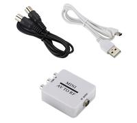 Per RCA Composito ad AV RF Convertitore Coassiale AV 2 RF Adattatore Modulatore