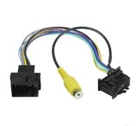 per rca Video Extension per Ford per fiesta Kuga per rca Video | Misura diretta per Ford Focus, Transit, garantisce una trasmissione stabile del segnale video, materiale ABS nero