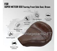 Per Reale Anstruther Super Meteora 650 Pelle Touring solo-Vordersitz Braun