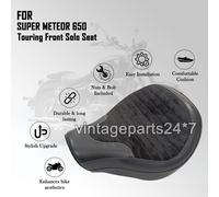 Per Reale Anstruther Super Meteora 650 Pelle Touring solo-Vordersitz Nero