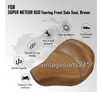 Per Reale Anstruther Super Meteora 650 Pelle Touring solo-Vordersitz Tan