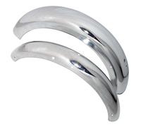 Per Reale Enfield 500 Anteriore & Parafango FENDER Set Acciaio Cromato
