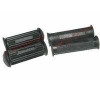 Per Reale Enfield 7/8 " Goffrato Manubrio Con Pedana Gomma Impugnatura Set ECS