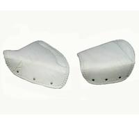 Per Reale Enfield Ajs Norton Lycett Bianco Simil Pelle Anteriore Posteriore