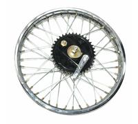 Per Reale Enfield BSA Posteriore Ruota Cerchio 19'' Completo + Raggi Mezza + Hub