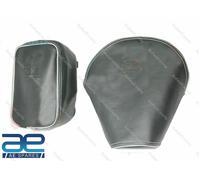 Per Reale Enfield Cannone Goffrato Classico Anteriore Posteriore Sedile Cover