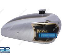 Per Reale Enfield Carburante Serbatoio Cromo Nero Dipinta J G Modelli 1946 Aes