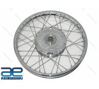 Per Reale Enfield Classico 19 " Anteriore Ruota Cerchio Cromo Con Hub & 40 Ss