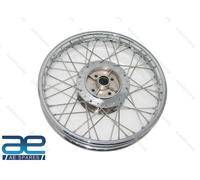 Per Reale Enfield Classico 19 " Posteriore Ruota Cerchio Cromo Con Hub & 40 Ss