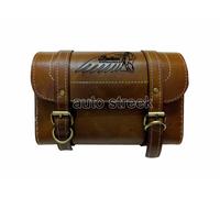 Per Reale Enfield Classico 350 500 Pelle Strumento Rollio Borsa Con Indiano Logo