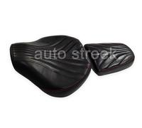 Per Reale Enfield Classico 650 Originale Pelle Anteriore & Sedile Nera