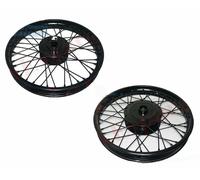 Per Reale Enfield Classico Anteriore Disco Rottura Ruota Post Cerchio Set 40