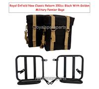 Per Reale Enfield Classico Reborn 350 " Borsa D'Oro Nero Borse & Attillato "