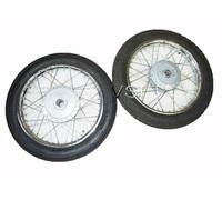 Per Reale Enfield Completo Ruota Cerchio WM2- 19 " Con Pneumatico & Tubo Paio