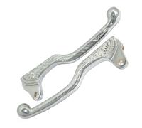 Per Reale Enfield Frizione E Freno Leva Set Inciso Ottone Cromo Aes