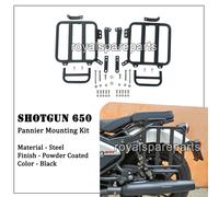 Per Reale Enfield Fucile 650 Sella Stays Borsa Ringhiere Montaggio Coppia