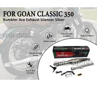 Per Reale Enfield Goan Classico 350 Rosso Gallo S Silenziatore Polacco