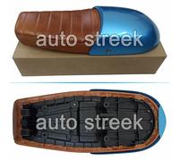 Per Reale Enfield Gt & Interceptor 650 D8 Touring Doppio Sedile Con Blu