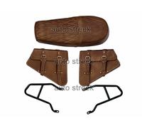 Per Reale Enfield Gt & Interceptor 650 Doppio Sedile Con Borsa & Montaggio