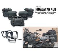 Per Reale Enfield Himalayan 450 Sentiero, Borsa & Duffle Borse Con Sella Stays