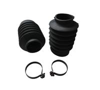 Per Reale Enfield Interceptor 650 Nero Gomma Anteriore Forcella Ghette Set Paio