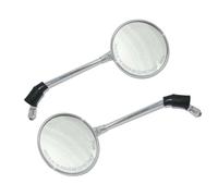 Per Reale Enfield Interceptor 650 SX & Dx Posteriore Vista Specchio Set Cromo