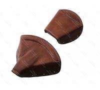 Per Reale Enfield Lycett Simil Pelle Anteriore & Retro Assolo Sedile Cover Paio